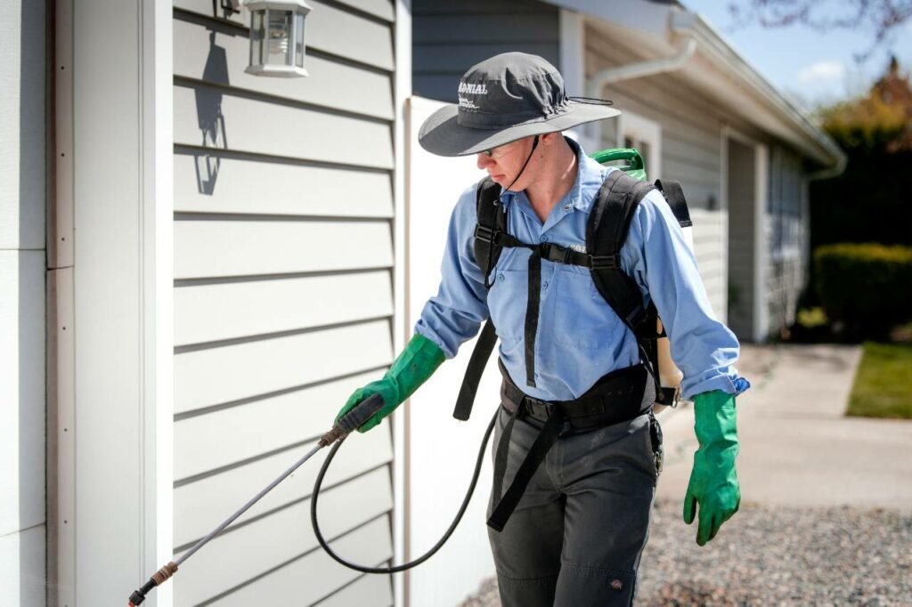 professional pest control service by Colonial Lawn and Garden