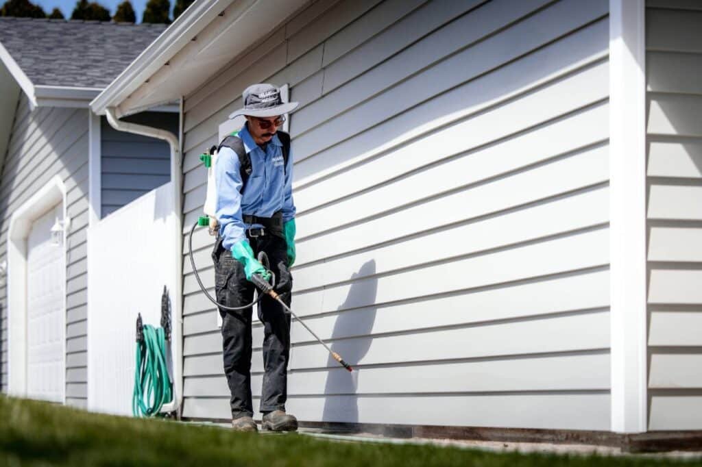 perimeter pest control by Colonial Lawn and Garden