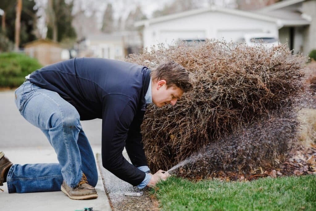 sprinkler maintenance services by Colonial Lawn and Garden