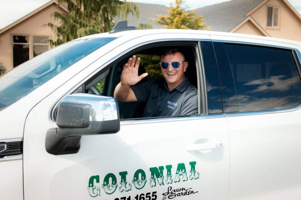 one of our pest control expert from Colonial Lawn & Garden