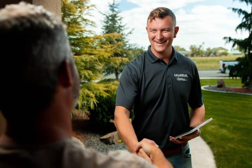 commercial lawn maintenance quote in Pasco for the client